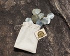 Dirty Santa Gift   Stocking Stuffer Fields-x-stream Burlap Bag 13 Skipping Rocks