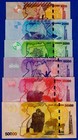 Uganda Full Set 1000  2000  5000 10000 20000  50000 Shillings  2019-2021  Unc 