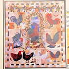 A Country Journal Chicken Block Of The Month Quilt Kit W fabrics Maggie Walker