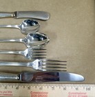 6 Pc Christofle Perles Replacement Silverplate Flatware Service 1 Person Paris
