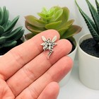 Silver Fairy Sprite Charms  15x21mm - Us Seller