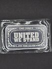 1 Oz Silver Bar American Flag Design - 999 Fine Silver - Sealed