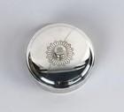 Vintage Sterling Silver And Glass Powder Jar By Tiffany   Co   123g 