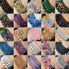 Natural Gemstone Round Loose Beads   For Diy Bracelet  Necklace   Jewelry Making