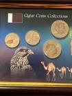 Qatar Framed Coin Collection 8 Coins