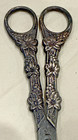 Vintage Solingen Germany Silverplate Sewing Embroidery Scissors E c  Crown Logo