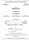 Sam Shepard s  seduced   1979 American Place Theatre rip Torn direct Jack Gelber