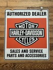 Harley-davidson Authorized Dealer Sign Double Sided Stout Industries Smith   s Pa