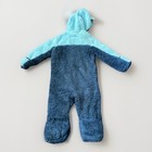 The North Face Baby Fleece 6 - 12 Months Bear Blue Fleece One Piece Zip