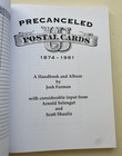 Precanceled Postal Cards 1874-1961 A Handbook And Album By Josh Furman  2010 