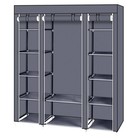Portable Closet Wardrobe Clothes Rack Storage Organizer Shelf Water-proof Fabric