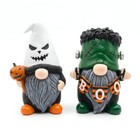 Stylor 2 Pcs 4-inch Resin Halloween Gnomes Decorations