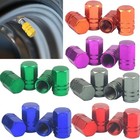4pcs Aluminum Car Tire Valve Caps Tyre Valve Stem Cover Air Dust Wheel Rim Cap