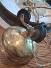 Victorian edwardian Rise And Fall Chandelier  Bronze And Brass Great Quality 