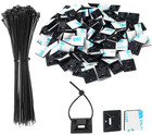 Zip Tie Mounts -  100pcs Cable Self Adhesive Mounts Set For Wire Management With