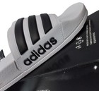 Adidas Adilette Shower Slides Aq1702 White Black 3-stripes Cloudfoam Sandals