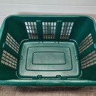 Vintage Hunter Green Rubbermaid 2854 Laundry Basket 1 25 Bushel Usa Made