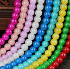 Wholesale 4mm 6mm 8mm 10mm 12mm 14mm Glass Round Spacer Loose Beads