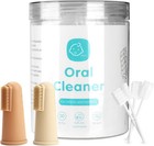 Baby Toothbrush Finger Toothbrush Oral Cleaner Kit With 5pcs Baby Tongue Cleaner