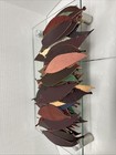 95 Pcs Leather Leaves  Cutouts For Arts And Crafts Fall Colors 6 5  Long