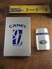     Vintage Camel Lighter New In  Metal Box Very Cool Design Unused    