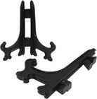 24 Pack Plastic Easel Plate  Display Stands Picture Frame Holder  Mini Easel For