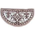 Shillcraft Wool Vintage Latch Hook Rug Kit 27x 54 Half Round 3b