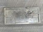 Antique Coffin Casket Plate Plaque  at Rest  Funeral Mortuary