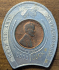 1946 Washington District Of Columbia Dc Encased Cent Penny Good Luck Token