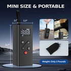 Tire Inflator Portable Air Compressor 150psi Cordless Air Pump W  Pressure Gauge