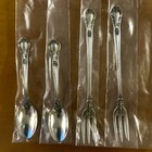     Vintage Sterling Silver Gorham Chantilly 4  Spoons 5 5  Forks New Sealed    