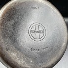 Vintage Griswold  6 Cast Iron Skillet Small Block Logo Erie Pa 699d Sits Flat