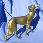 Saluki Borzoi Bronze Metal Dog 8  Figurine Sale