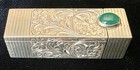 Vintage Peruzzi Firenze 800 Silver Lipstick Case  Floral Engraved Vanity Compact