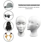 Female Foam Mannequin Head Styrofoam Wig Hair Hat Glasses Display Stand
