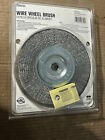 New Ace Tools 6  Fine Wire Wheel Brush 5 8  - 1 2  Arbor  2099703