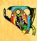 Williams Black Knight Pinball Machine Playfield Overlay Set Upper And Lower