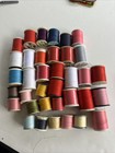 Vintage Thread Spools Sewing Mixed Colors Sizes Sewing Lot Of 36