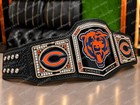 New Custom Chicago Bears Championship Belt Title Adult Size 2mm Brass