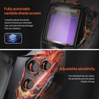 Large View Welding Helmet W  4 Arc Sensors Auto Darkening Tig Mig Grinding Hood