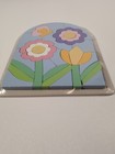 Wooden Puzzle Toddler Prek Learning Shapes School Flowers Montessori Small