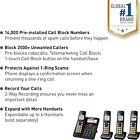 Panasonic Cordless Phone System Answering Machine 4 Handset Bluetooth Call Block