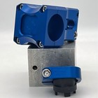 Brooklyn Machine Works Custom Blue Set - Flat Rat Stem   Clamp Gangsta Track Bmx