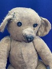 Antique Loved American Ideal 17    Jointed Vintage Teddy Bear Button Eyes