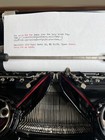 Vintage Beautiful 1929 Royal 10 Typewriter W beveled Glass Side Windows V  Nice