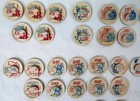 Vintage Milk Bottle Caps   Tops - Patriotic American History Lot - 42 Pc War   