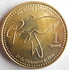 1999 Guatemala Quetzal - Au unc - Great Coin - Free Ship - Bin  lc 100