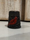 Vintage Sterling Silver Cardinal Thimble Made In Portugal