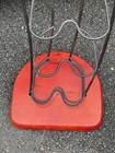 Vtg Black Wave Wood Base Atlantic Cd Retro Game Storage Tower Wire Wood Rack 52 