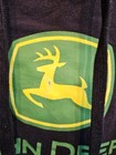 John Deere Green Work Farm Tractor Hooded Hoodie Logo Sweatshirt Mens Medium